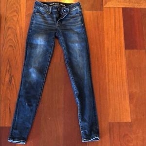 American Eagle Dark Blue next level stretch jeans